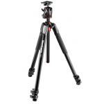 曼富图(Manfrotto) MK055XPRO3-BHQ2 055铝合金三节三脚架球型云台套装 (球台MHXPRO-BHQ2)